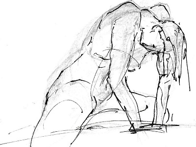 Pressure figure figure drawing illustration ink pen