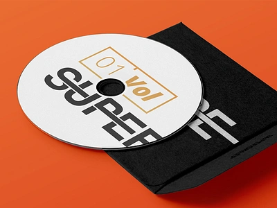 Supersklep CD branding black branding cd ecommerce gold orange sleeve