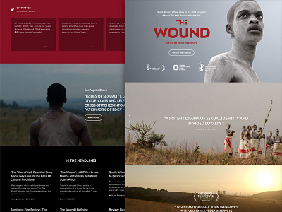 Inxeba (The Wound) film inxeba microsite movie south africa the wound website wound