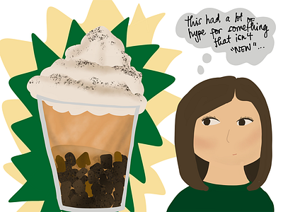 Was it worth the hype? coffee coffee jelly digital art sweets