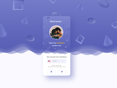 Education App app design ui