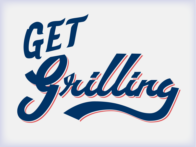 Summertime Grillin’ lettering