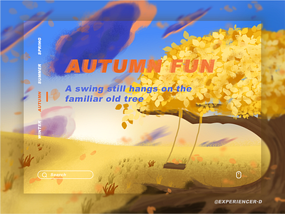 autumn autumn design illustration typography web