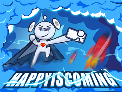 Happy is coming