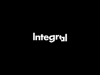 Integral branding design dribbble glitch icon identity illustrator lettering logo minimal type typography vector