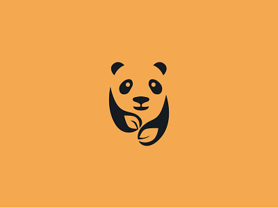 Nature Panda branding branding logo business company logo dailylogochallenge design design graphic illustration logo logo design modern nature negativespace panda simple logo stationery design unique vector