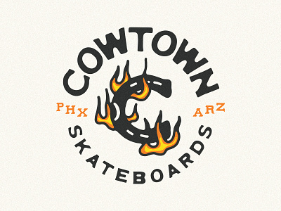 Cowtown Shirt Contest arizona bull cow cowtown cowtown skateboards horseshoe illustration shirt skateboard skateboarding skateshop