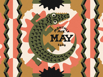 Monthly Mix: May album art alligator cd art crocodile monthly mix music music art playlist playlist cover spotify spotify cover