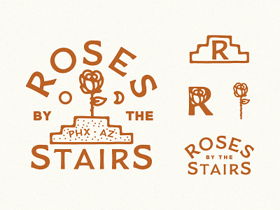 Roses by the Stairs Branding
