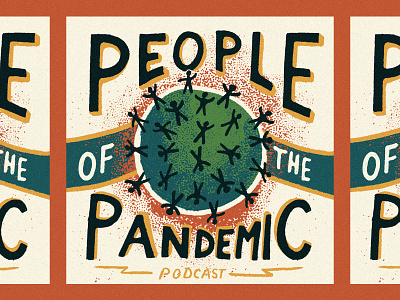 Podcast Cover coronavirus covid pandemic people people icons people illustration podcast podcast art podcast artwork podcast logo