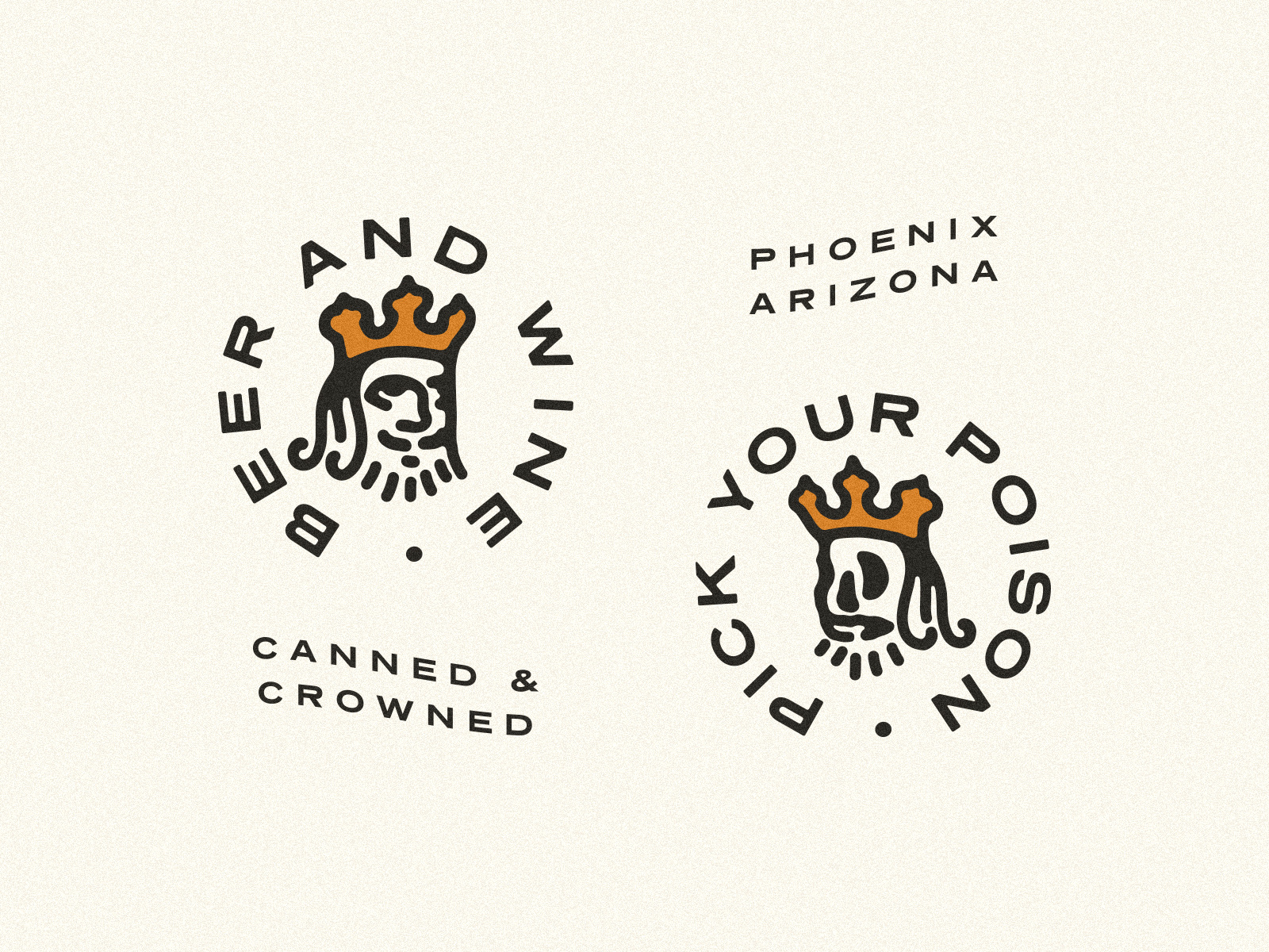 Kings Beer & Wine Branding by Mark Johnston on Dribbble
