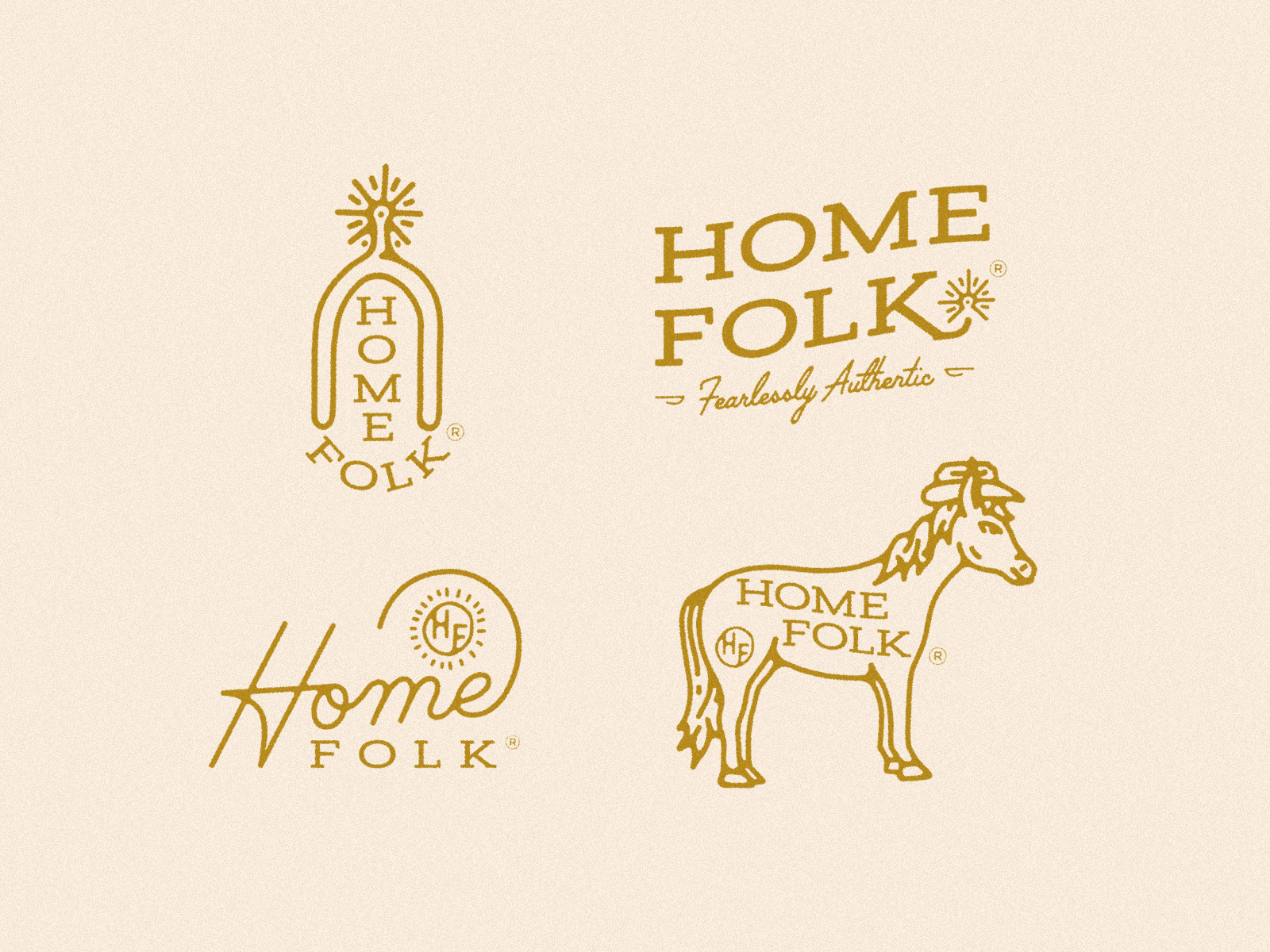 Home Folk Branding by Mark Johnston on Dribbble