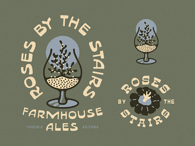 Roses by the Stairs Merch ale arizona beer brewery cup farm farmhouse flower forage local merch pint