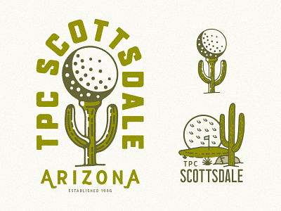 TPC Scottsdale Merch apparel arizona cactus cactus tee desert golf golf ball golf course golf tee merch scottsdale tee off western