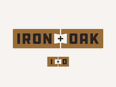 Iron & Oak + DDC branding butterfly ddc hardware furniture iron logo monogram oak