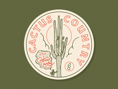 Cactus Country x Sticker Mule Coasters cactus cactus country coasters saguaro sticker mule