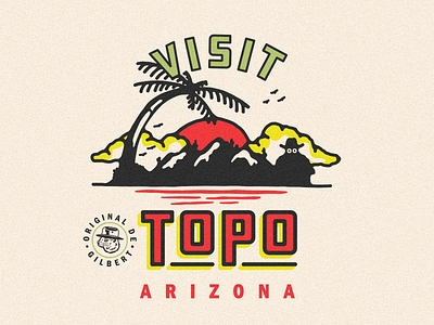 Visit Topo arizona burrito food ice cream iconic restaurant roadside attraction topo travel travel poster