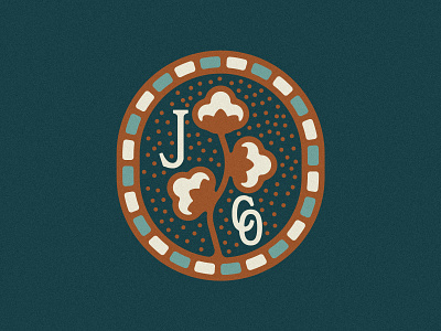 Johnston & Co brand design branding cotton farm farm logo icon linework logo logo design monogram