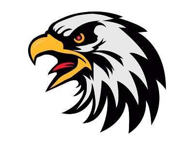 Strong Eagle design illustration logo