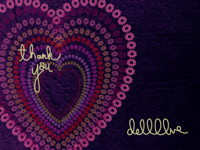 thank you Delve. and a heartfelt hello delve fonts delve withrington handwriting heart helfa pro ornaments purple