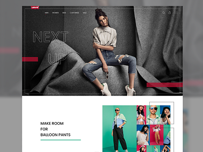 Levi's Strauss Co Home Page Design