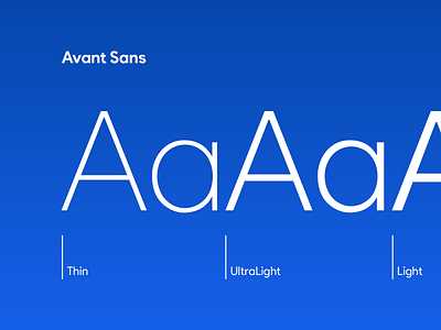 Avant Sans – Aa custom type dailytype font font design sans serif type challenge typedesign typeface typography variable font