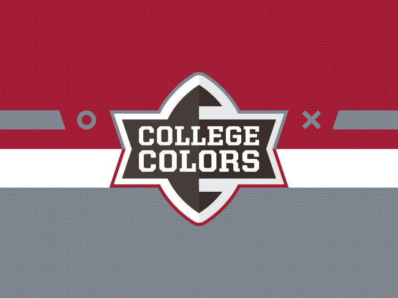 College Colors Football Mark