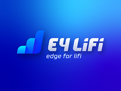 E4 LiFi corporate branding curves design icon illustrator logo logodesign typography vector