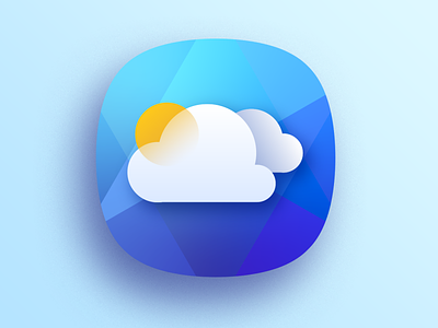 Cloudy icon app app design design icon illustrator ui ux vector