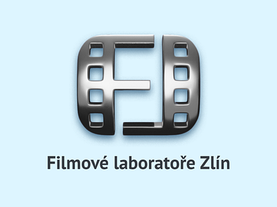 Logo - Filmové laboratoře Zlín chrome corporate branding film laborathory logo logo design movie
