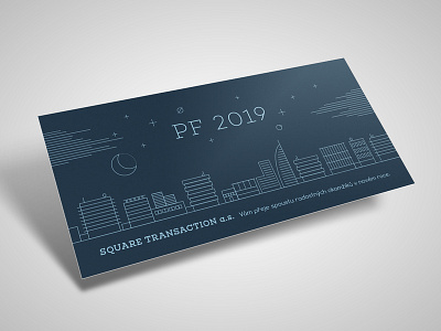 New year card blue card curves design illustrator line minimal new year pf print vector