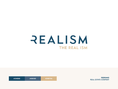 REALISM Logotype branding logo logotype