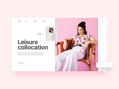 Web Design of Garment Mall design ui ux design web