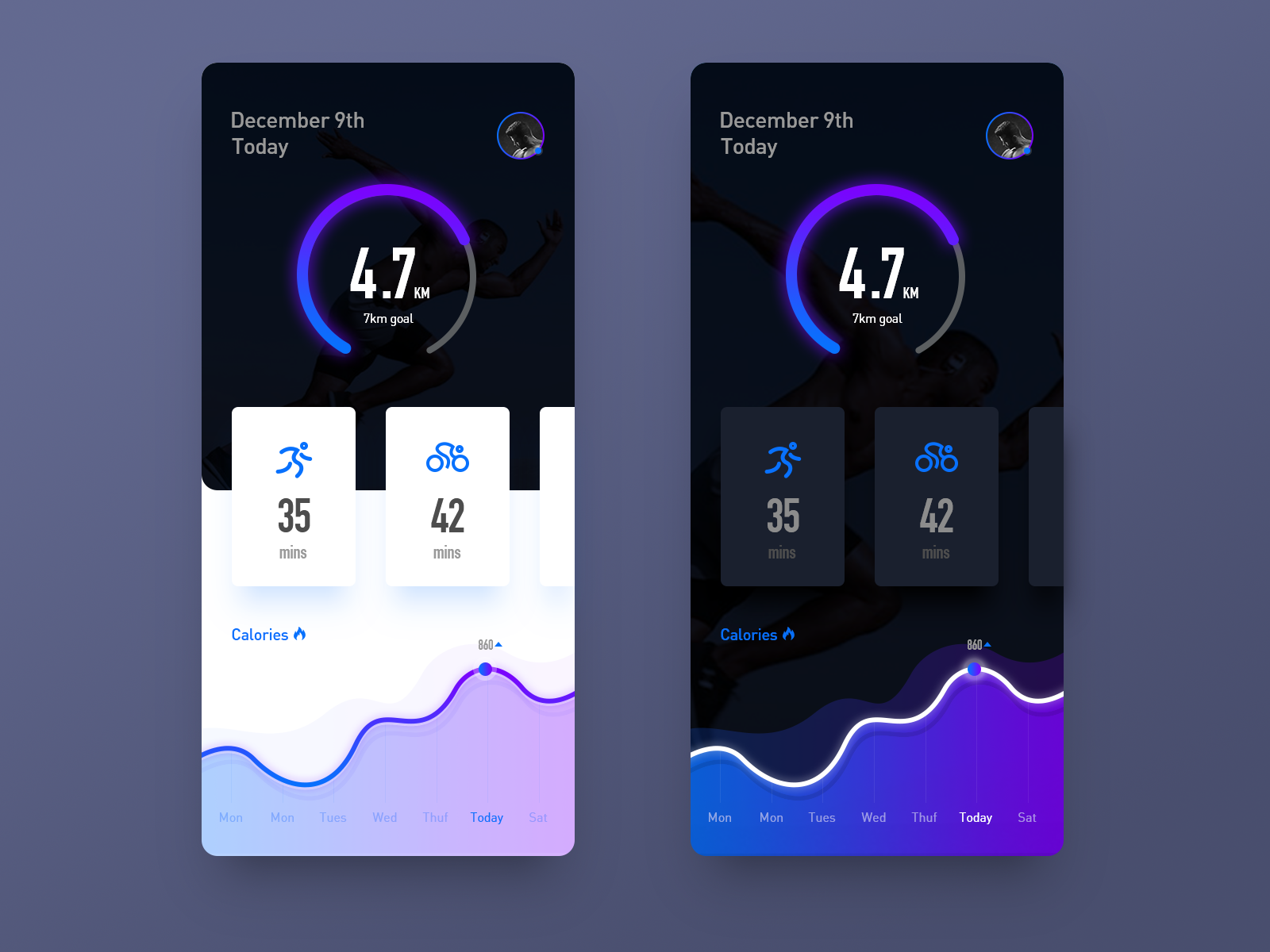 Sports Fitness Record App by Chill on Dribbble