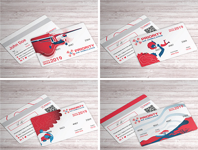 Priority Air Ambulance branding design graphic design illustration sales advertisement