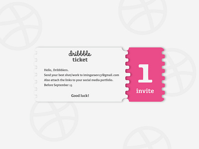 Dribbble invitation. dribbble invite dribbblers invitation invitation card invite invites mobile ui