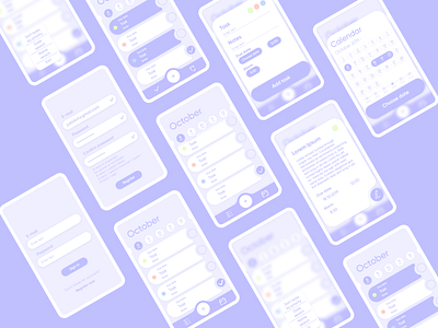 To do list app. app app design calendar design digital list mobile mobile app mobile ui mobile ux mobiledesign todolist ui uidesign uiux ux uxdesign uxui