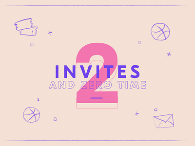Two Dribbble Invites dribbble invites invites invites giveaway