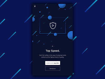 Safe Fi - App Landing page proposals app app concept asteroids dark dark blue design gradient icon illustration landing landing page night planets security shadow slider space speed ui vector