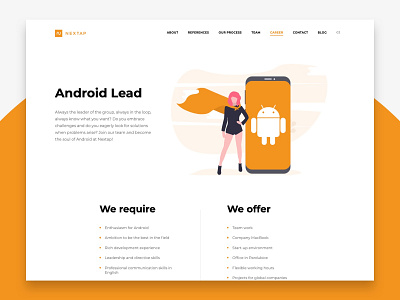 Nextap Web Redesign (UX/UI/Illustration) - Case Study - Part 2