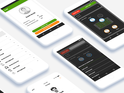 UI design of Foosapp from Nextap
