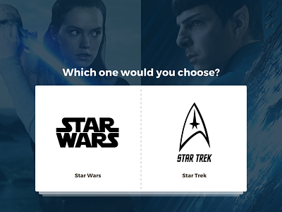 Star Wars vs. Star Trek - Landing page proposal