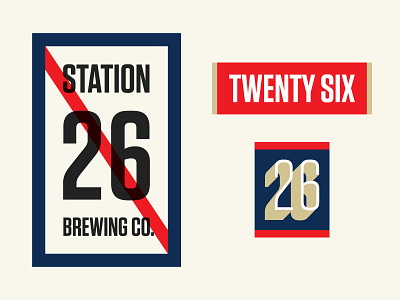 Station26 Logo Ideas 4 beer branding brewery industrial logo typography
