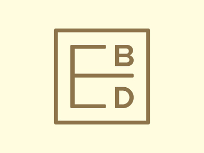 EBD logo mark type