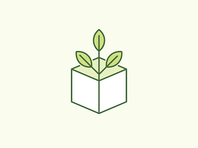Green In A Box box green logo