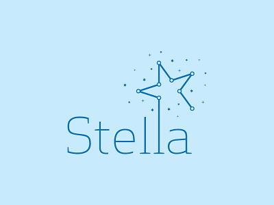 Stellar constellation logo star