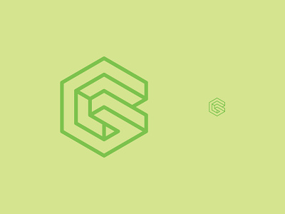 G is for Green green logo mark maze