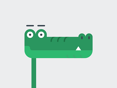 Krokodokas animal character croc crocodile crocs design green illustration tooth wild