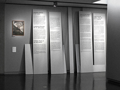 Design of the Exhibition of August Sander