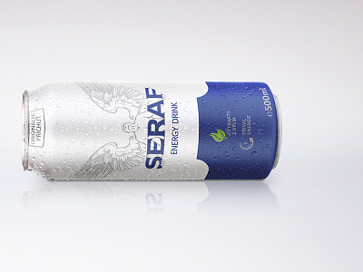 Energy Drink Seraf can energy drink packaging seraf
